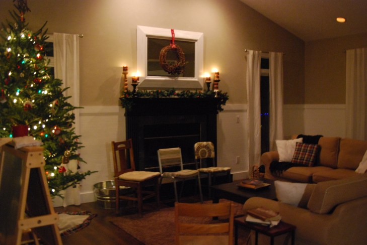 Ready for the Tea. Thanks to pizza delivery, cartoons, and a husband who walks up the stairs from work straight to sweeping the floor. Did I mention, hospitality is a family endevor?